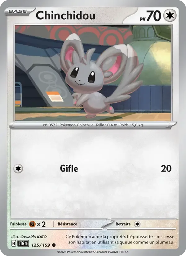 Carte Pokémon Chinchidou — Aventures Ensemble