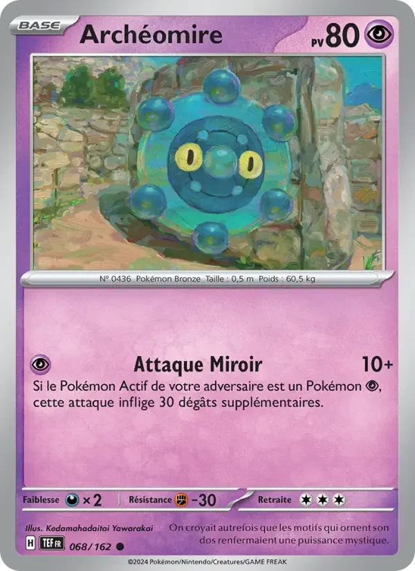 Carte Pokémon Archéomire — Forces Temporelles