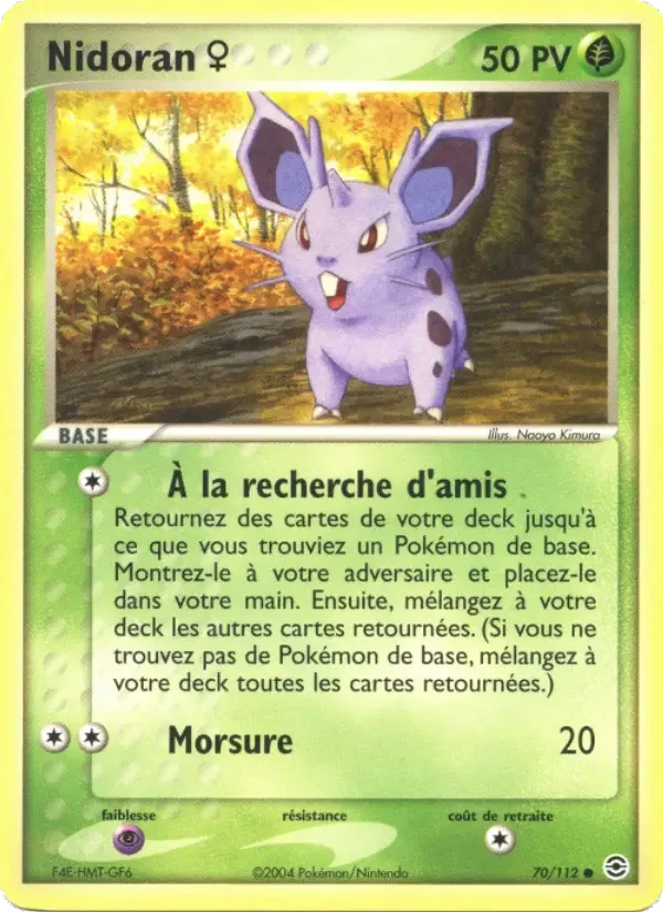 Carte Nidoran ♀