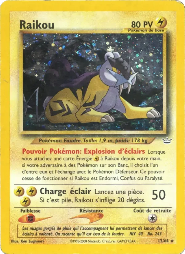 Carte Raikou