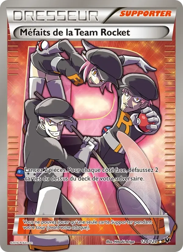 Carte Méfaits de la Team Rocket