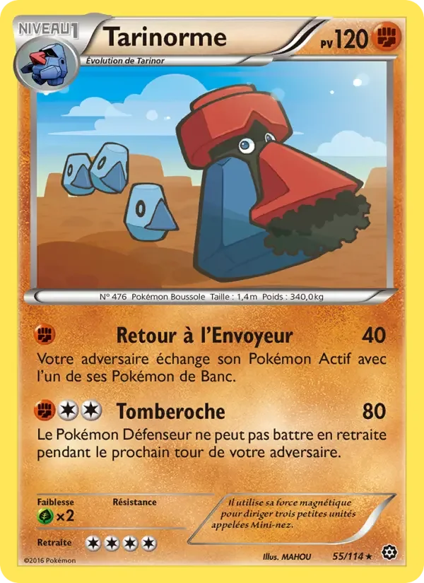 Carte Pokémon Tarinorme — Offensive Vapeur