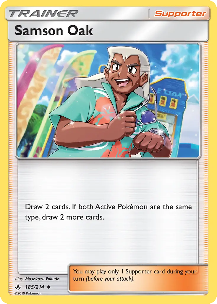 Carte Pokémon Samson Oak — Promos Soleil et Lune
