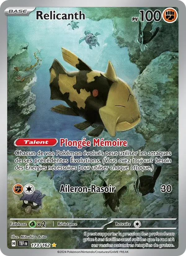 Carte Pokémon Relicanth — Forces Temporelles