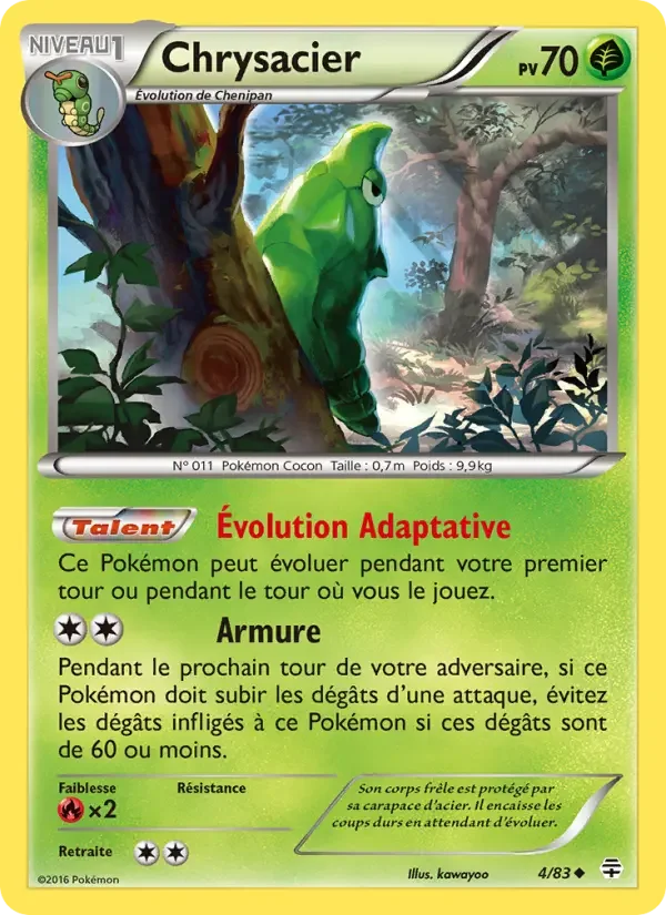 Carte Chrysacier