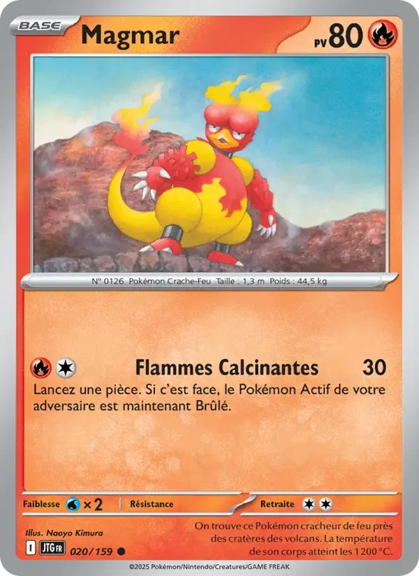Carte Pokémon Magmar — Aventures Ensemble