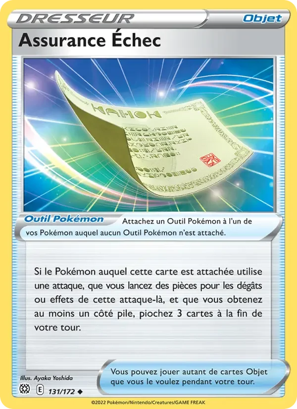 Carte Assurance Échec