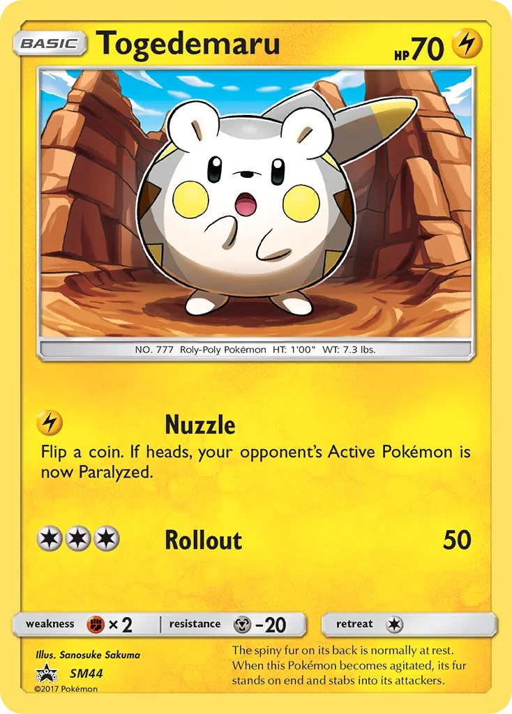 Carte Togedemaru