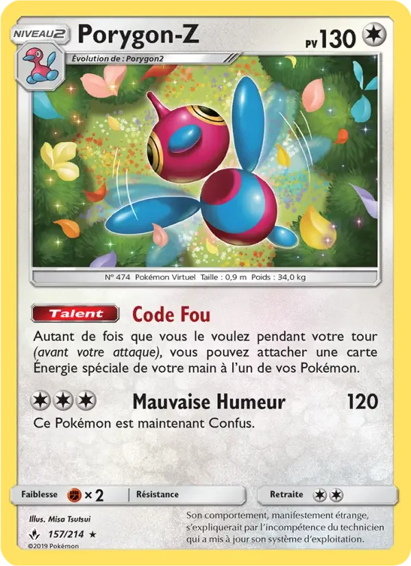Carte Pokémon Porygon-Z — Alliance Infaillible