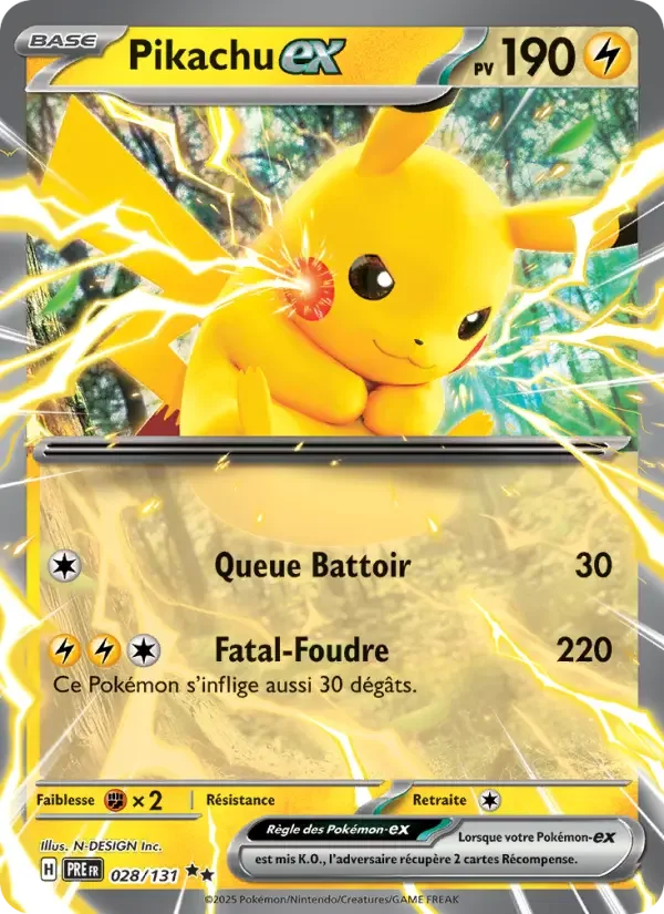 Carte Pikachu-ex