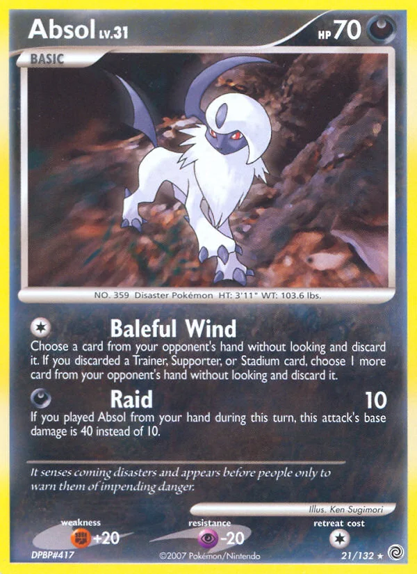 Carte Pokémon Absol — Merveilles Secrètes