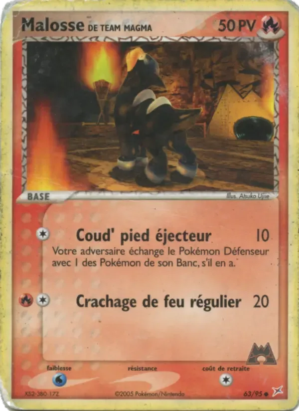 Carte Pokémon Malosse de Team Magma — Team Magma vs Team Aqua