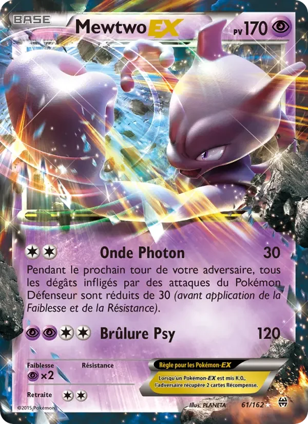 Carte Mewtwo EX