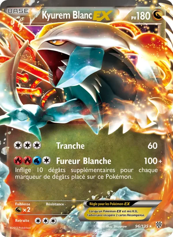 Carte Kyurem Blanc EX