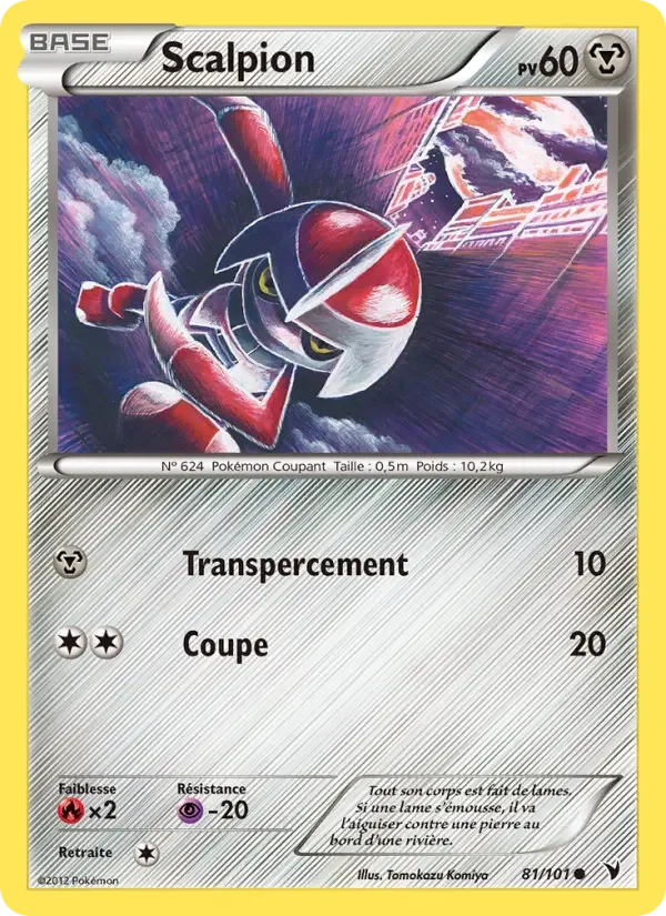 Carte Pokémon Scalpion — Nobles Victoires