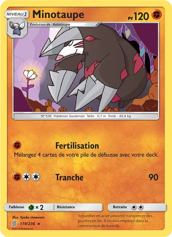 Carte Pokémon Minotaupe — Harmonie des Esprits