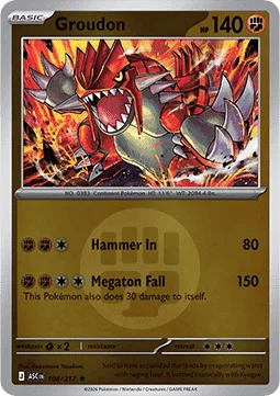 Carte Groudon