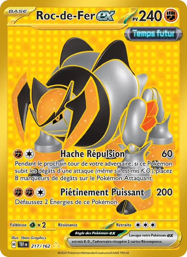 Carte Pokémon Roc-de-Fer-ex — Forces Temporelles