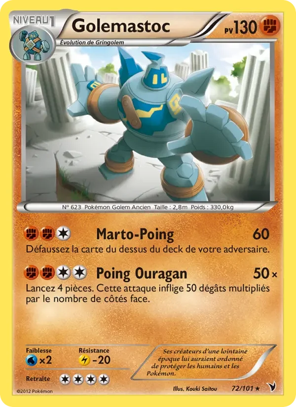 Carte Pokémon Golemastoc — Nobles Victoires
