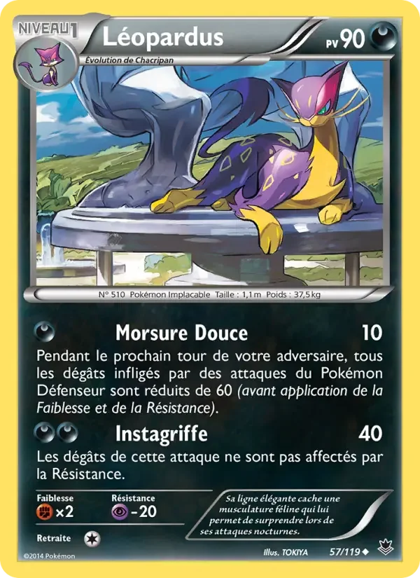 Carte Pokémon Léopardus — Vigueur Spectrale