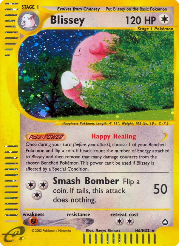 Carte Pokémon Leuphorie — Aquapolis