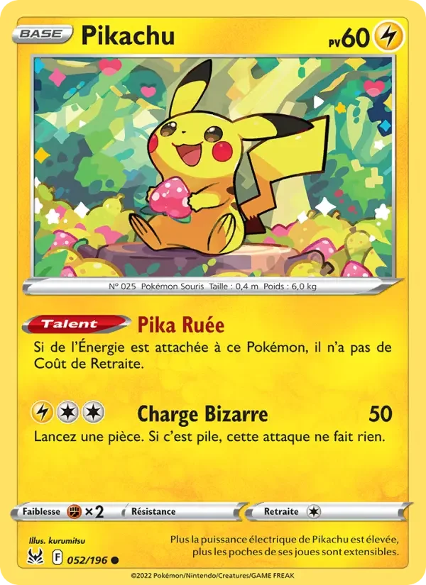 Carte Pikachu