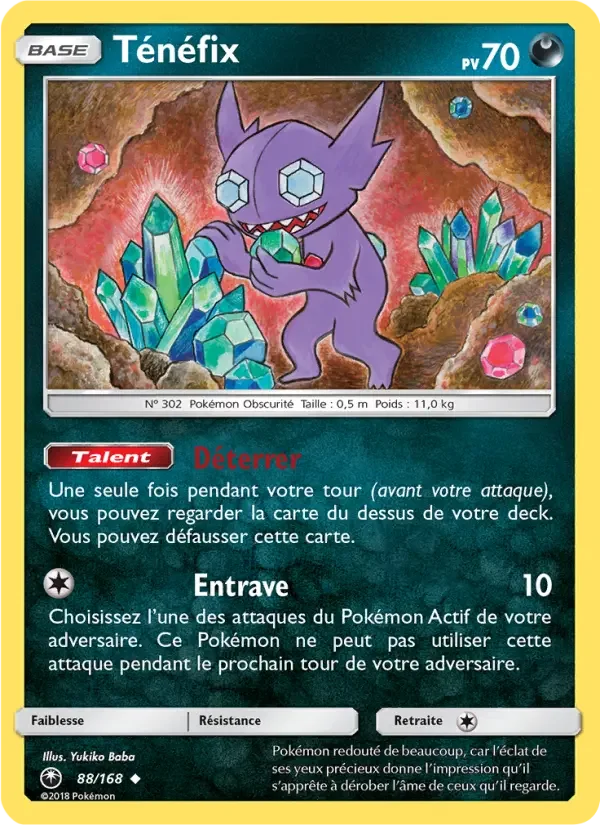 Carte Pokémon Ténéfix — Tempête Céleste