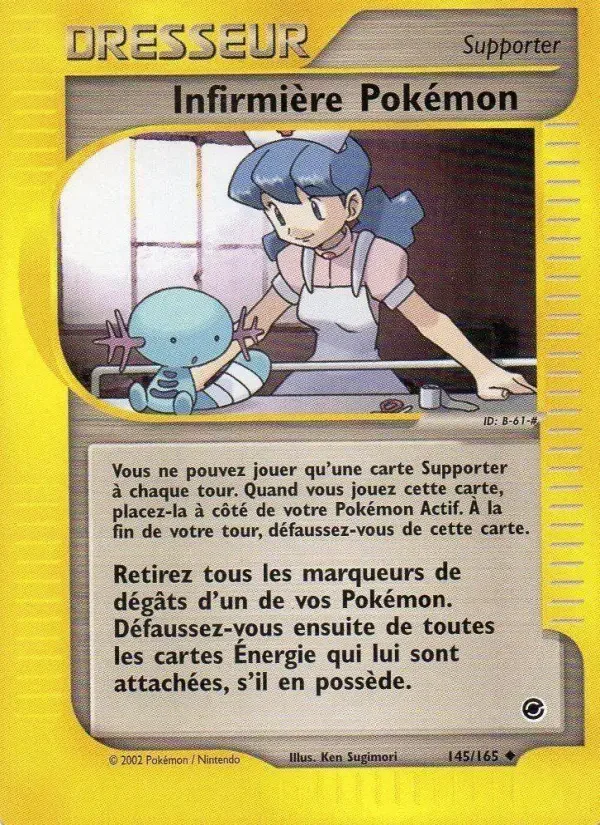 Carte Infirmière Pokémon