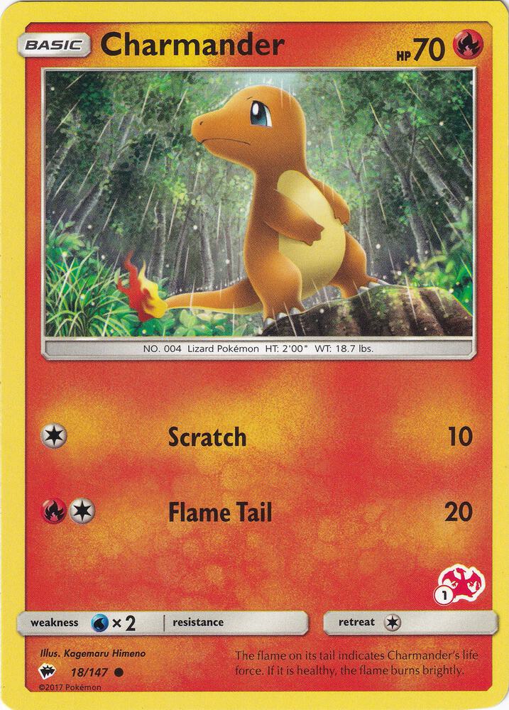 Carte Pokémon Salamèche — Ombres Ardentes