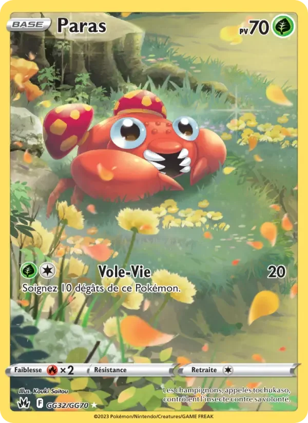 Carte Pokémon Paras — Zénith Suprême