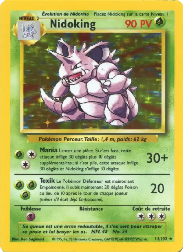 Carte Nidoking