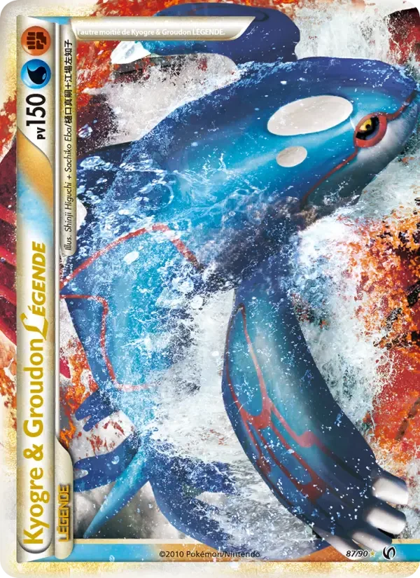 Carte Kyogre & Groudon LÉGENDE