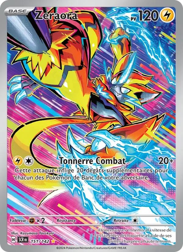 Carte Pokémon Zeraora — Couronne Stellaire