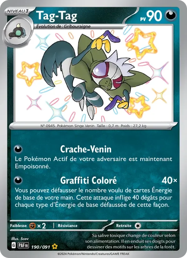 Carte Pokémon Tag-Tag — Destinées de Paldea