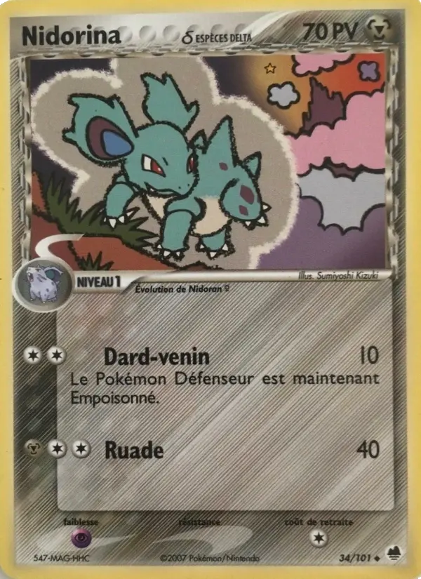 Carte Nidorina δ