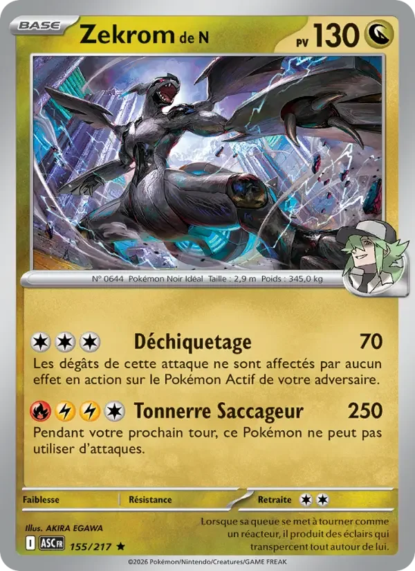 Carte Zekrom de N