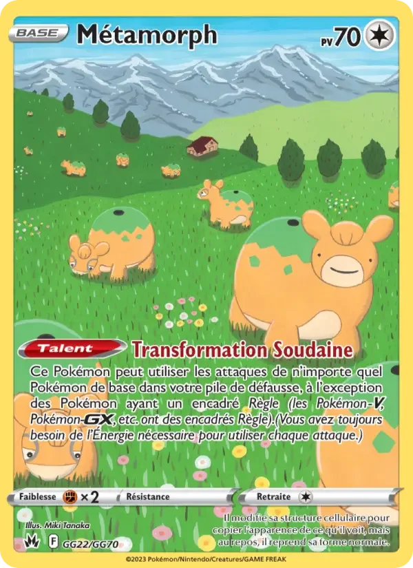 Carte Pokémon Métamorph — Zénith Suprême
