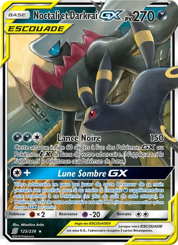 Carte Noctali et Darkrai GX