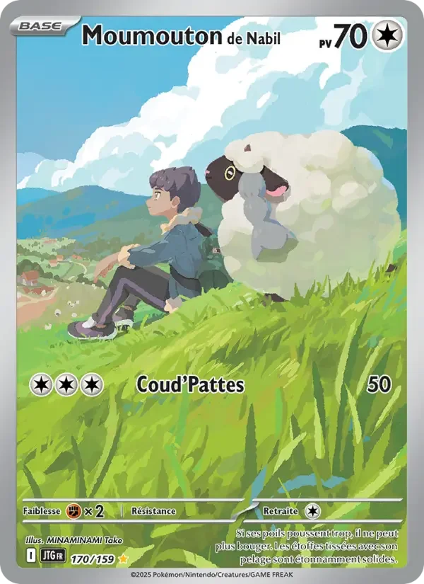 Carte Pokémon Moumouton de Nabil — Aventures Ensemble