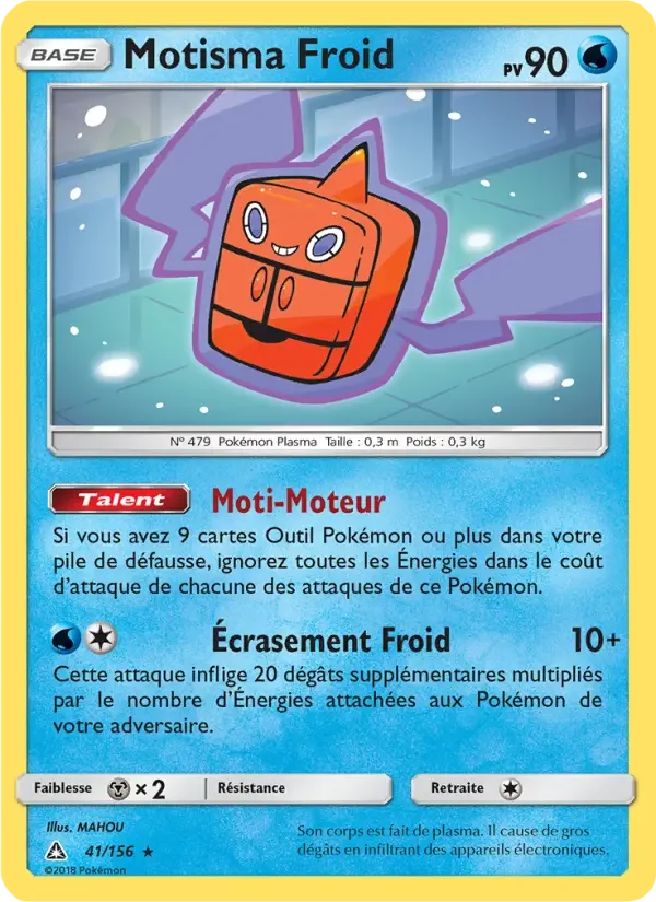 Carte Pokémon Motisma Froid — Ultra-Prisme