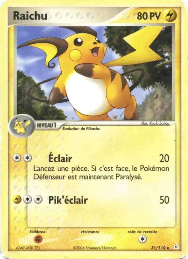 Carte Raichu