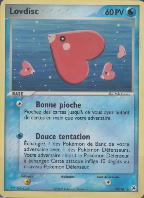 Carte Pokémon Lovdisc — Légendes Oubliées