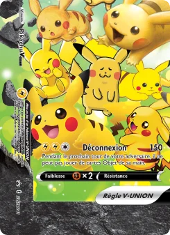 Carte Pikachu V-UNION