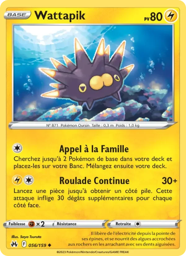 Carte Pokémon Wattapik — Zénith Suprême