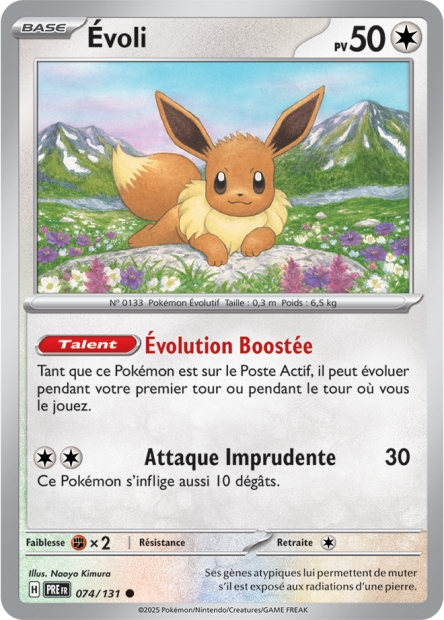 Carte Pokémon Évoli — Évolutions Prismatiques