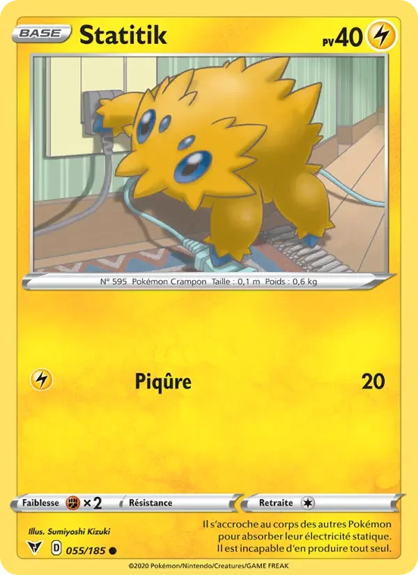 Carte Pokémon Statitik — Voltage Éclatant