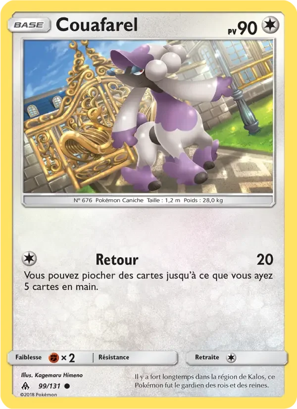 Carte Pokémon Couafarel — Lumière Interdite