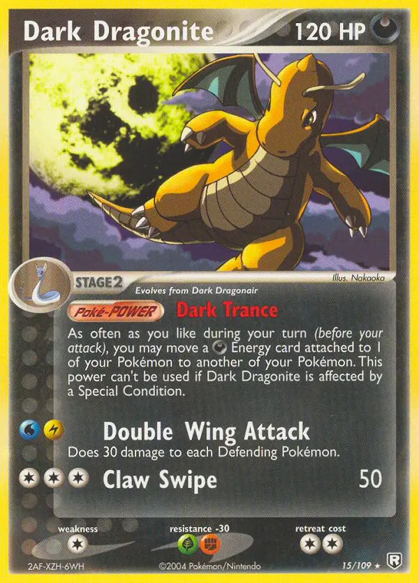 Carte Pokémon Dark Dracolosse — EX Team Rocket Returns