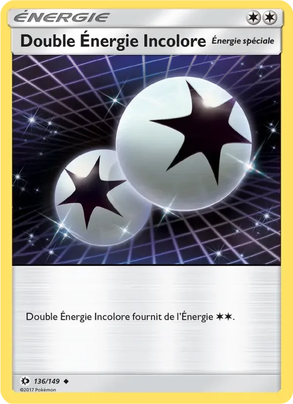Carte Double Énergie Incolore