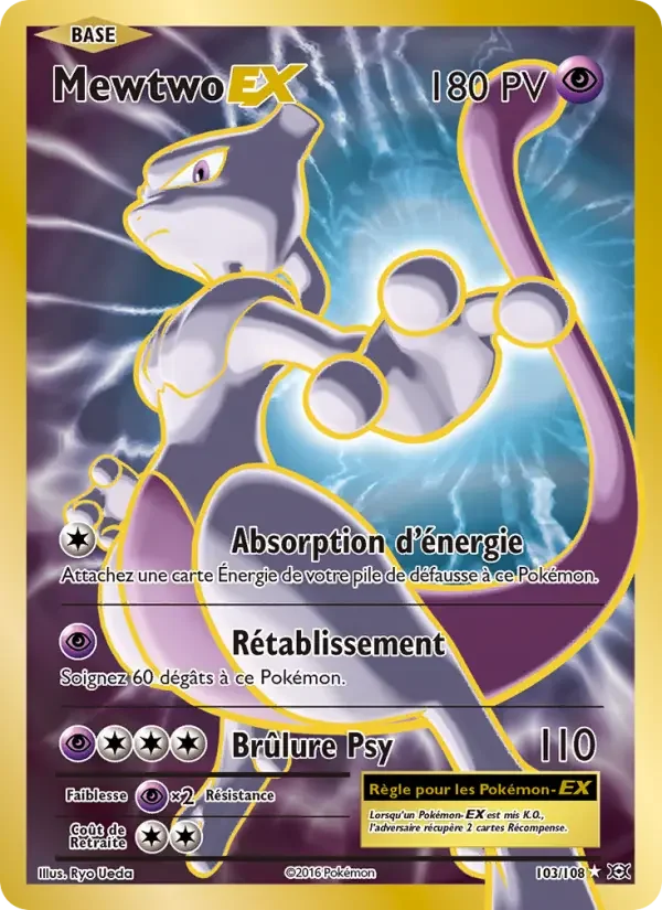 Carte Mewtwo EX